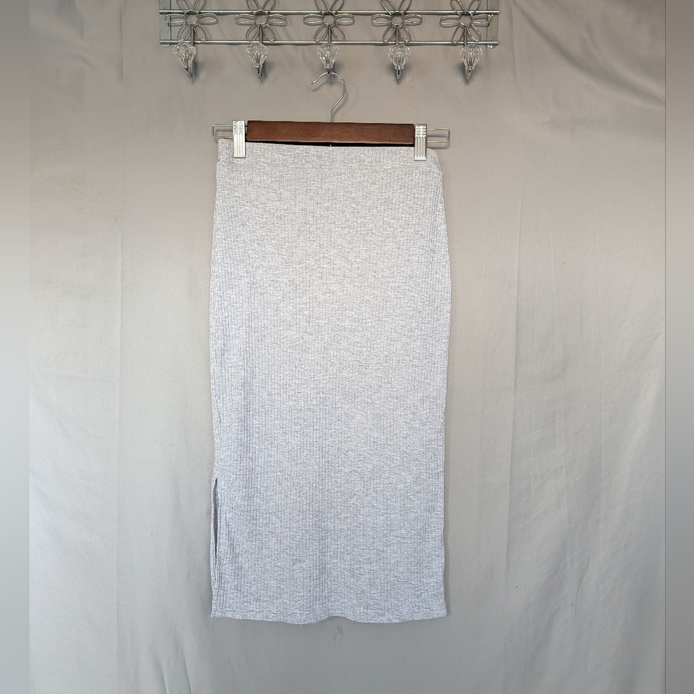 H&M Ribbed Knit Midi Skirt Kids 16/18